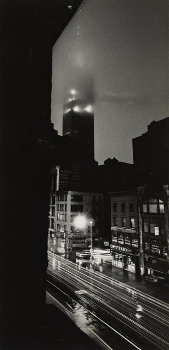 W. EUGENE SMITH (1918-1978) Empire State Building, New York City. Circa 1955-58.                                                                 